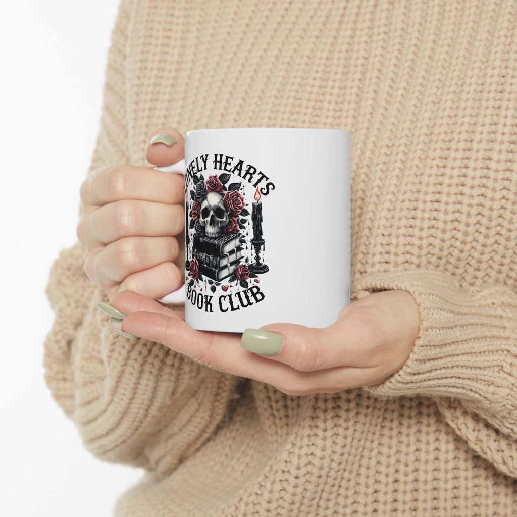 Lonely Hearts Book Club Mug Illustrated Stack (11oz, 15oz)