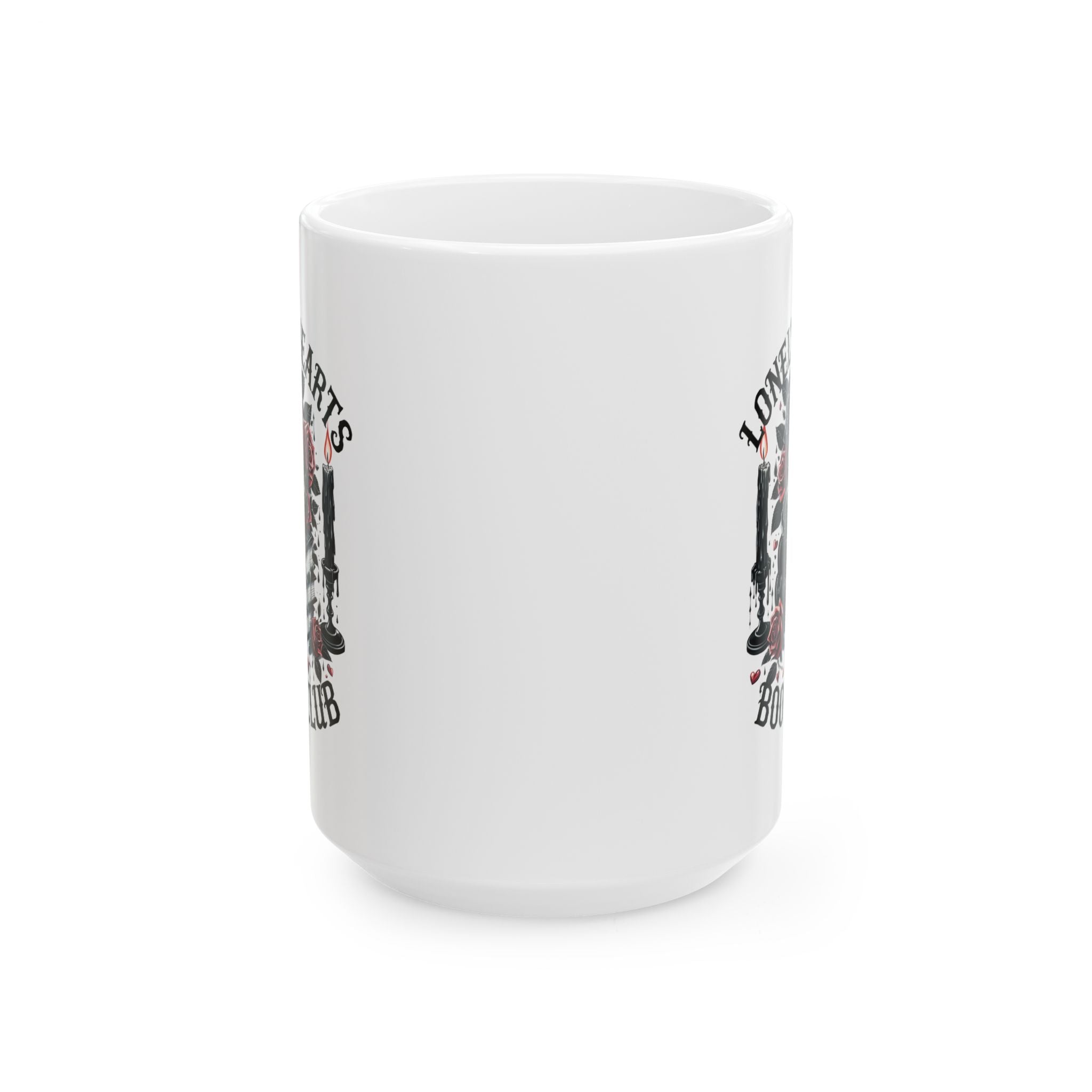 Lonely Hearts Book Club Mug Illustrated Stack (11oz, 15oz)